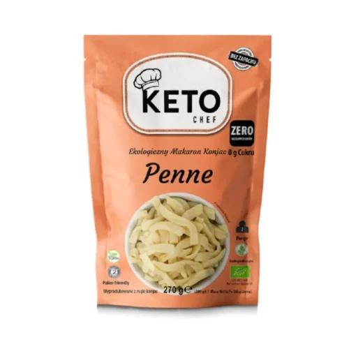 Makaron Konjac Penne Bezglutenowy BIO 270 – Keto Chef