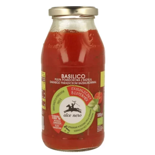 Pulpa Pomidorowa z Bazylią BIO 500g – Alce Nero
