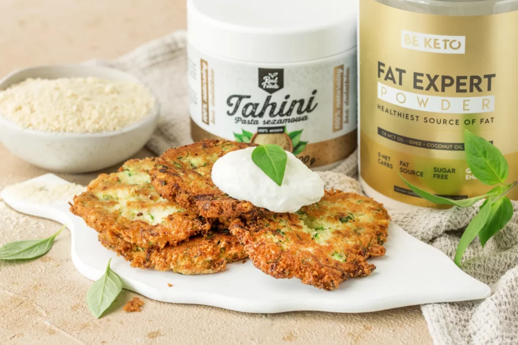 Keto Placki z Cukinii ze Skyrem