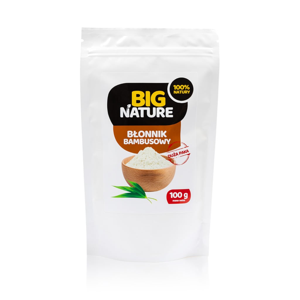 Błonnik Bambusowy (Mąka Bambusowa) 250g - Big Nature