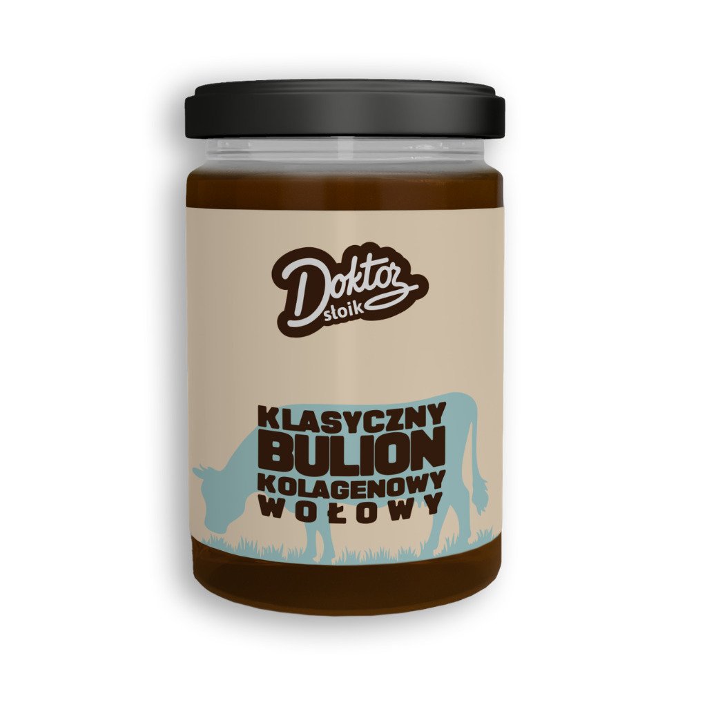 Bulion kolagenowy KLASYCZNY 500 ml - Doktor Słoik