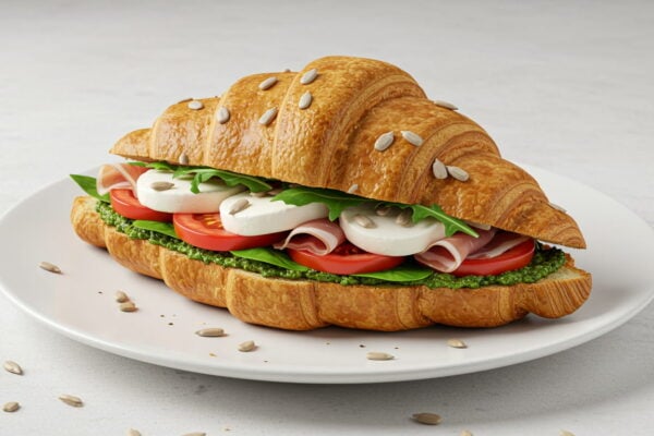 Croissant z Pesto i Dodatkami