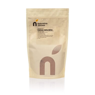 Kakao naturalne w proszku niealkalizowane 1000g - Naturalnie Zdrowe