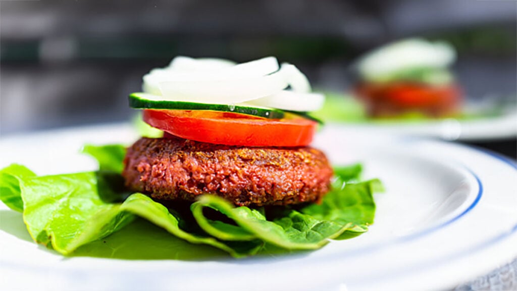 Keto burger