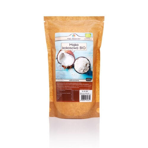 Mąka kokosowa BIO 500g - Pięć Przemian