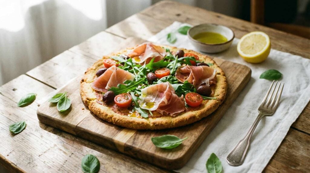 Keto Pizza z Mąki Migdałowej