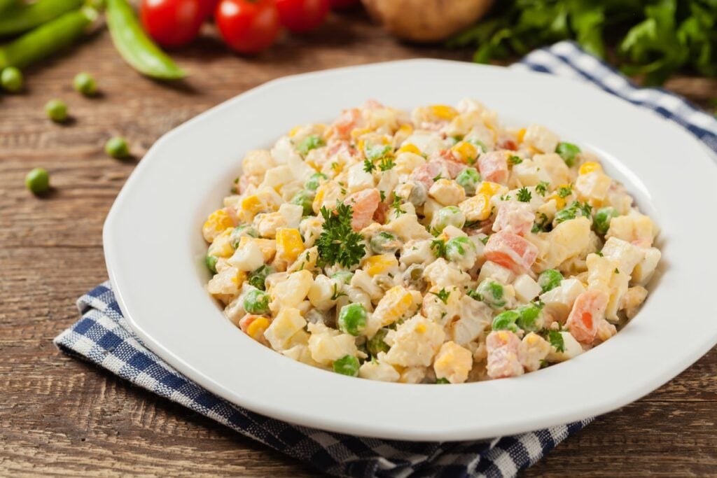Keto Sałatka Jarzynowa