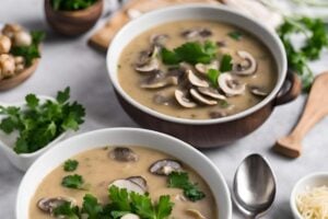 Keto Zupa Pieczarkowa
