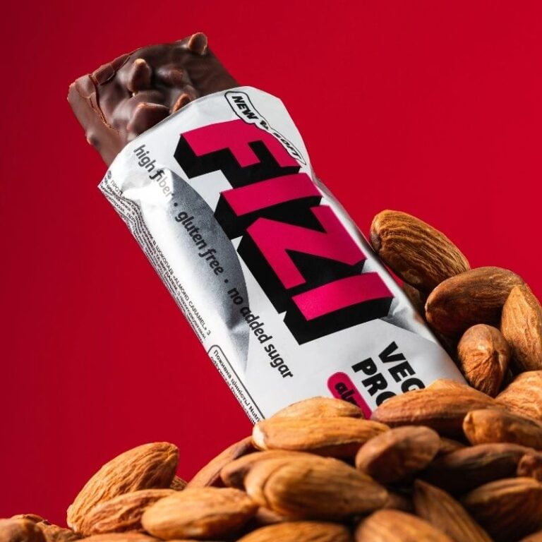 Baton Proteinowy Wegański - Almond Caramel 40g - FIZI