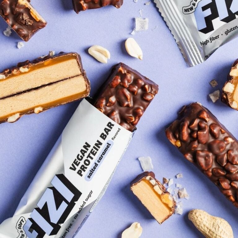 Baton Proteinowy Wegański - Salted Caramel 40g - FIZI