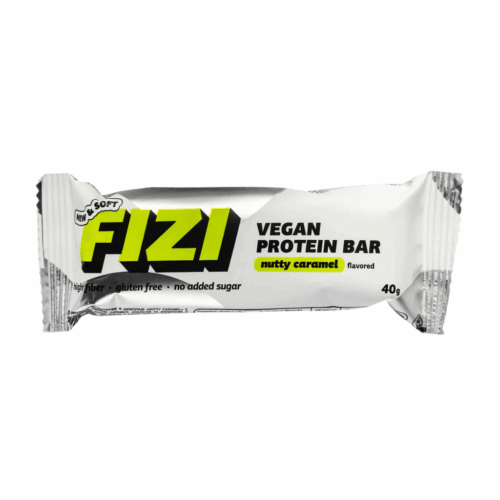 Baton Proteinowy Wegański - Nutty Caramel 40g - FIZI
