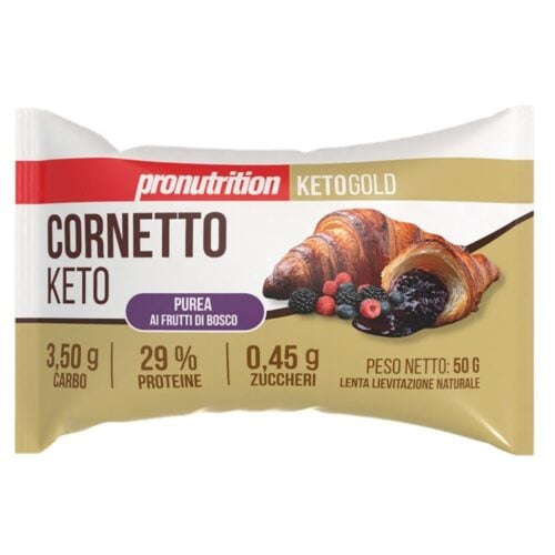 Croissant Keto z Nadzieniem - Owoce Leśne 50g - Pronutrition