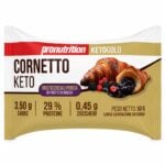 Croissant Wieloziarnisty Keto z Nadzieniem Owoce Leśne 50g - Pronutrition