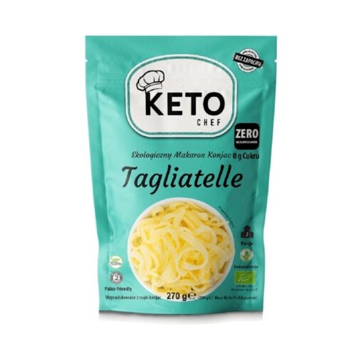 Makaron (Konjac) Tagliatelle Bezglutenowy BIO 270g - Keto Chef
