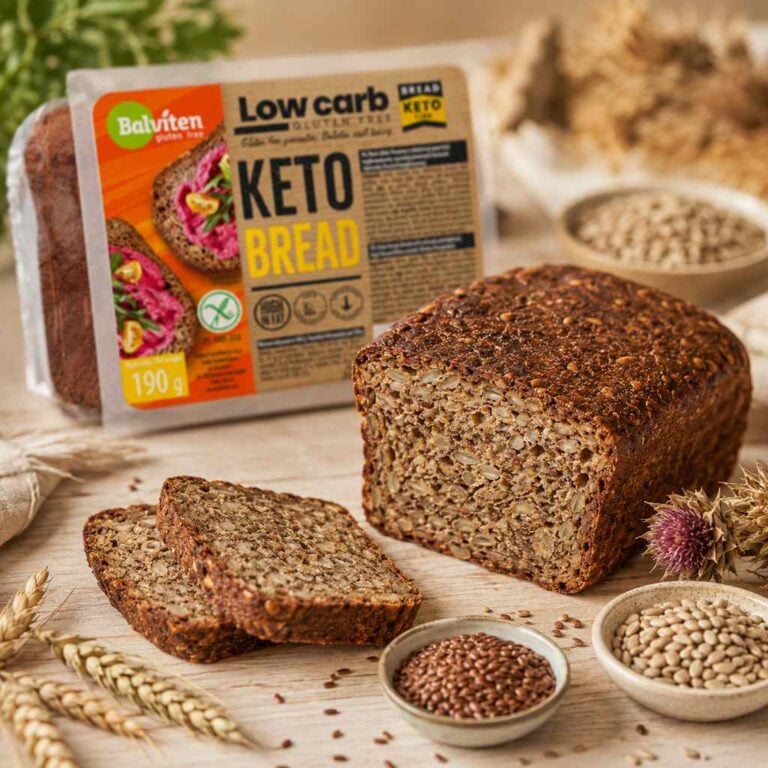 Chleb Low Carb Bezglutenowy 190g - Balviten z nasionami