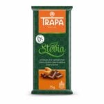 Czekolada Mleczna z Migdałami i Stewią 75g - Trapa