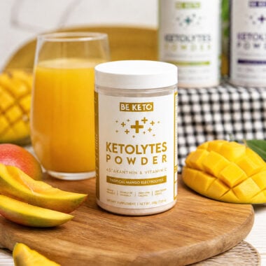 Elektrolity Ketolytes w Proszku - Tropikalne Mango 200g - BeKeto