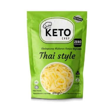 Makaron Konjac Thai Style Bezglutenowy BIO 270g (200g) - KetoChef