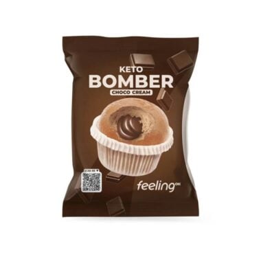 Muffinka Keto z Kremem Czekoladowym 50g - Feeling Ok