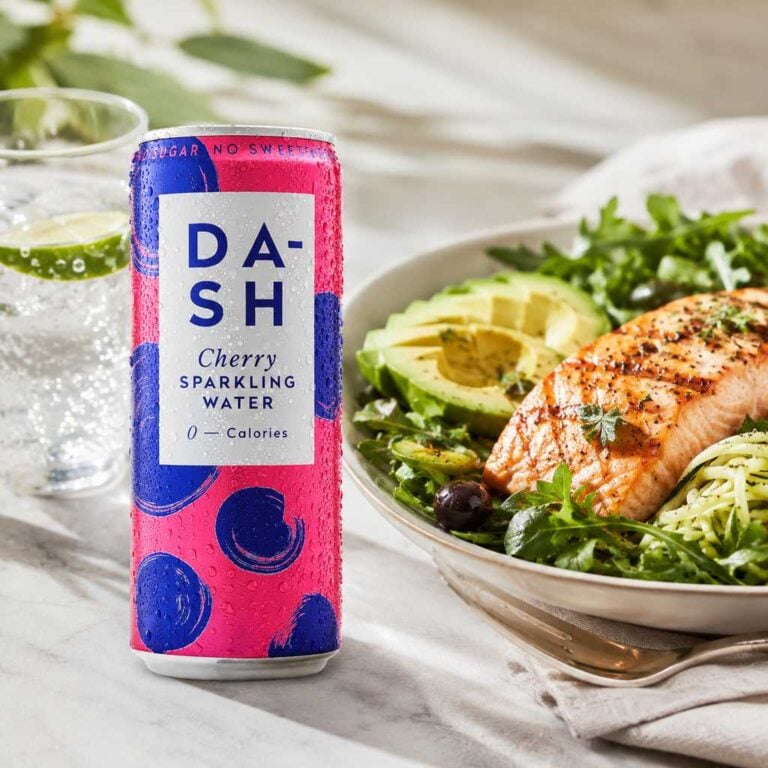 Woda Gazowana Wiśnia DASH Water do keto posiłku