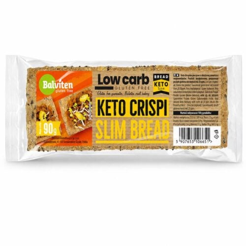 Chrupkie Pieczywo Keto Bezglutenowe 90g - Balviten