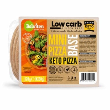 Mini Spody Do Pizzy Keto Bezglutenowe 4x30g - Balviten