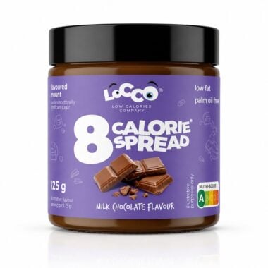 Krem Niskokaloryczny 8 Calories - Mleczna Czekolada 125g - Locco