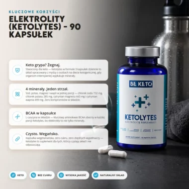 Elektrolity Keto Ketolytes 90 kaps. - BeKeto