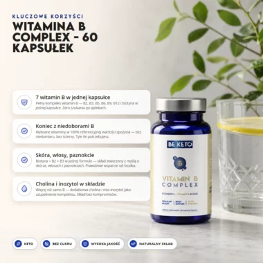 Witamina B Complex 60 kaps. - BeKeto
