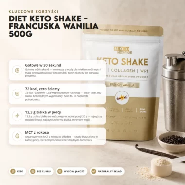 Shake Keto Diet - Francuska Wanilia 500g - BeKeto