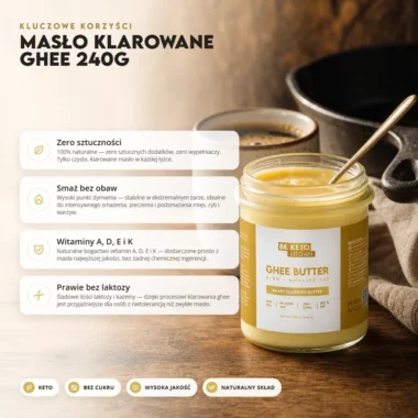 Masło Klarowane Ghee 240g - BeKeto