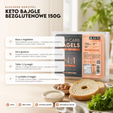 Bajgle Keto Bezglutenowe 150g - BeKeto