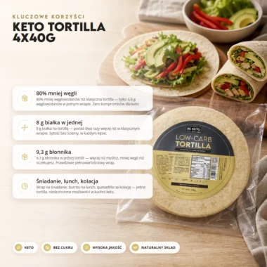 Tortilla Keto (4x40g) 160g - BeKeto