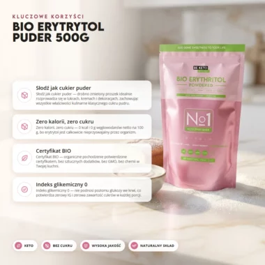 Erytrytol Puder BIO 500g - Beketo