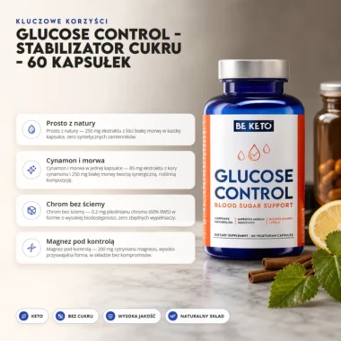 Stabilizator Cukru Glucose Control 60 kaps. - Beketo