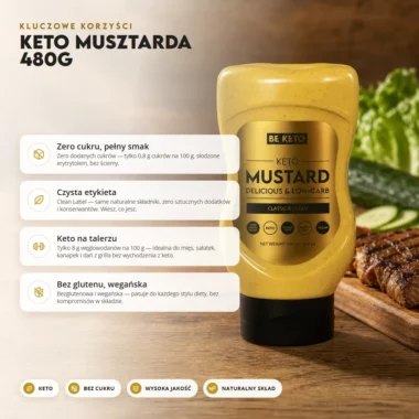 Musztarda Keto 480g - Beketo