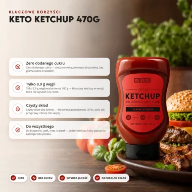Ketchup Keto 470g - Beketo