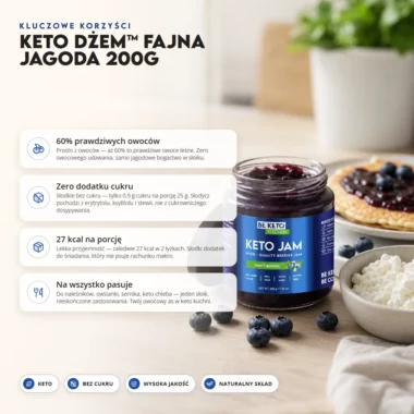 Dżem Keto - Fajna Jagoda 200g - Beketo
