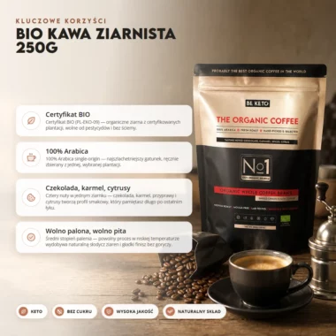 Kawa Ziarnista BIO 250g - Beketo