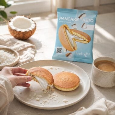 Pancake Keto z Kremem Kokosowym 50g - Feeling Ok