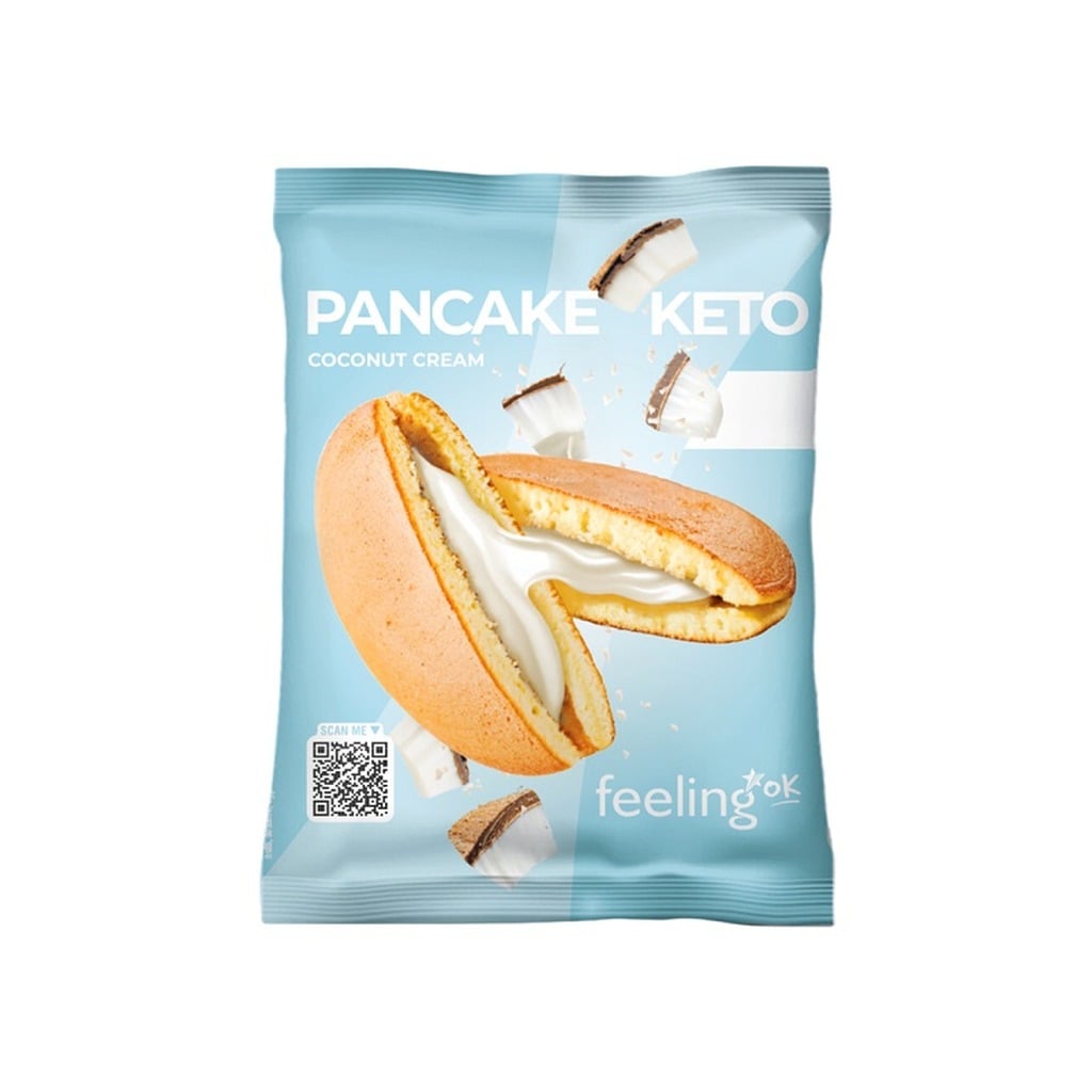 Pancake Keto z Kremem Kokosowym 50g - Feeling Ok