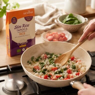 Makaron (Tapioka i Konjac) w Kształcie Ryżu Bezglutenowy BIO 200g - Eat Water