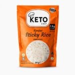 Makaron (Konjac) w Kształcie Ryżu Sticky Rice do Sushi Bezglutenowy 200g - Keto Chef