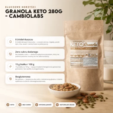Granola Keto 280g - CambioLabs