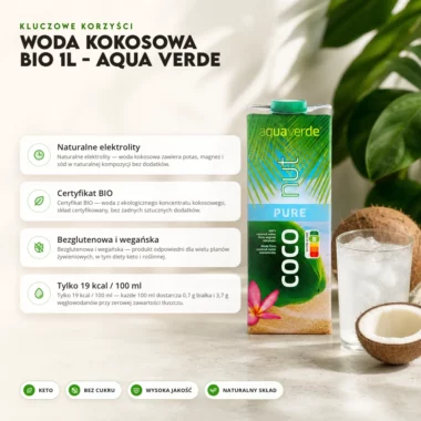 Woda Kokosowa Bio 1l - Aqua Verde