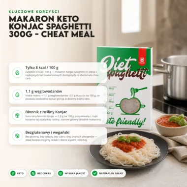 Makaron Keto Konjac Spaghetti 300g - Cheat Meal