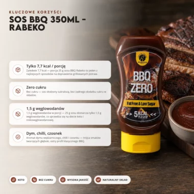 Sos BBQ 350ml - Rabeko