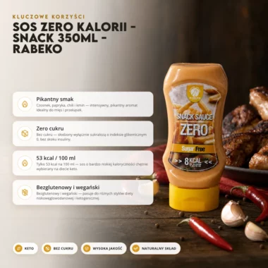 Sos Zero Kalorii - Snack 350ml - Rabeko