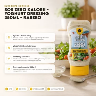 Sos Zero Kalorii - Yoghurt Dressing 350ml - Rabeko