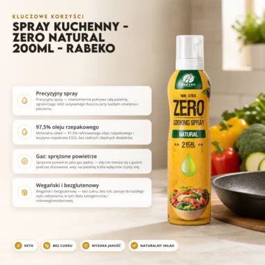 Spray Kuchenny - Zero Natural 200ml - Rabeko